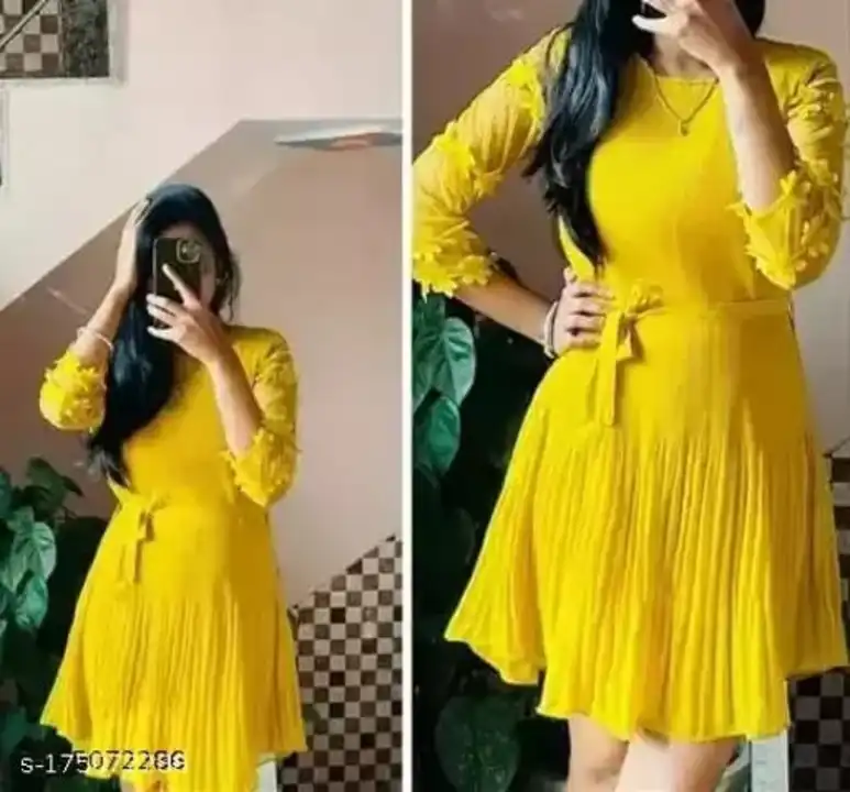 Solid colour dress for women and girls  uploaded by Arzu enterprises on 3/1/2023