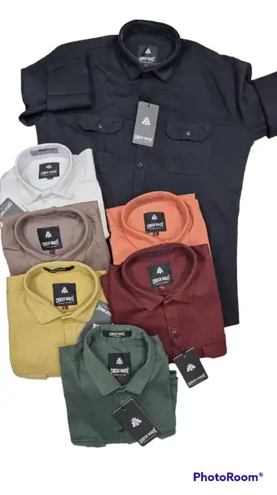 Heavy Branded Plain Shirts uploaded by Abhinandan Enterprise on 5/18/2024