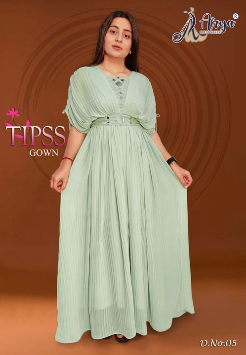 Tipss gown  uploaded by Arya dress maker on 3/1/2023