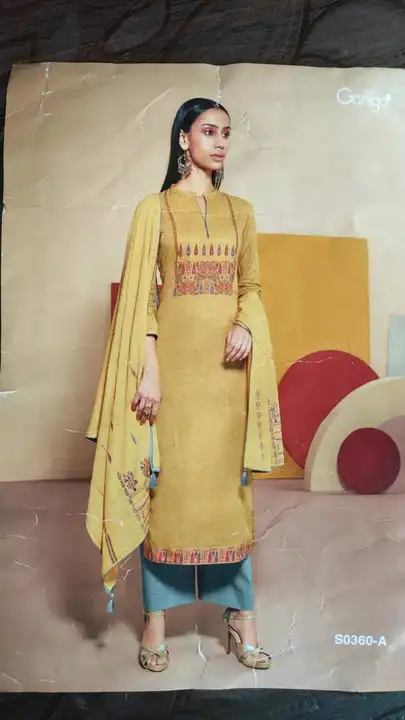 Ganga Brand cotton suit  uploaded by Deep boutique collection gohana on 3/1/2023