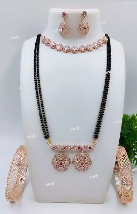Rose gold diamond set  uploaded by Krishna fashion on 3/1/2023