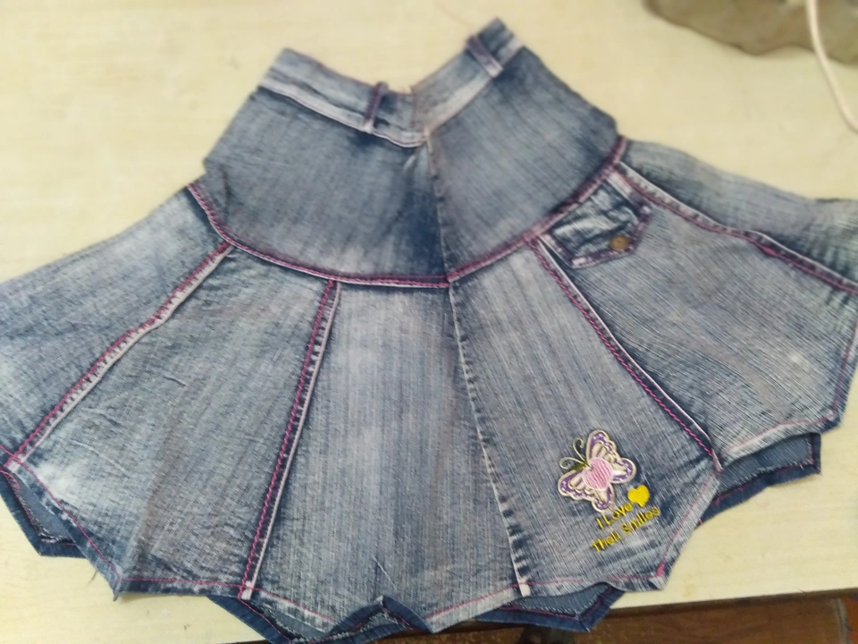 Girls' denim shorts girls uploaded by Shyaam ji cloths ..... EXPORT HUB A+ on 3/1/2023