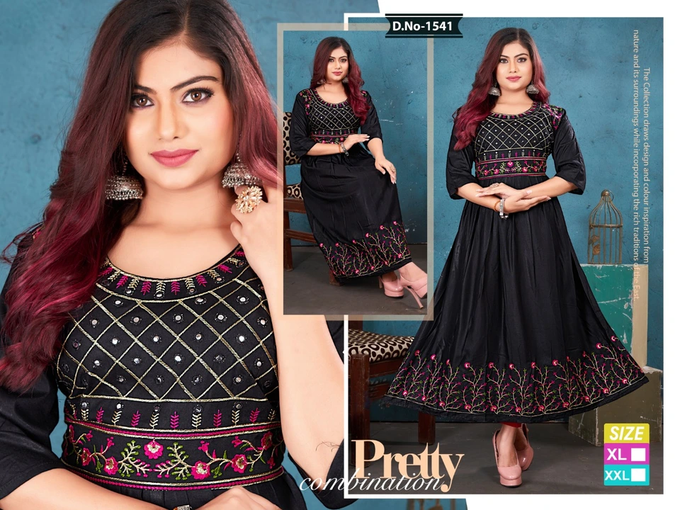 Swastik Launching new boutique embroidery gown  uploaded by Swastik creation on 3/1/2023