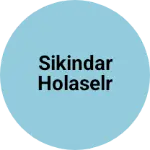 Business logo of Sikindar holaselr