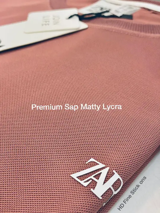 Lycra Matty T-Shirt  uploaded by Jai Mata Di Garments on 3/1/2023