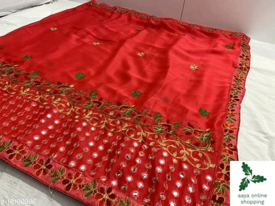 Post image Alisha Voguish Sarees*
Saree Fabric: Chiffon
Blouse: Separate Blouse Piece
Blouse Fabric: Satin
Multipack: Single
Sizes: 
Free Size (Saree Length Size: 5.5 m, Blouse Length Size: 0.8 m) 

Price:700
Cash on delivery💃🆕🎀
Free shipping💐🌹
COD available
Ple...🙏DM Order on what's app me 👉✉️7462020951