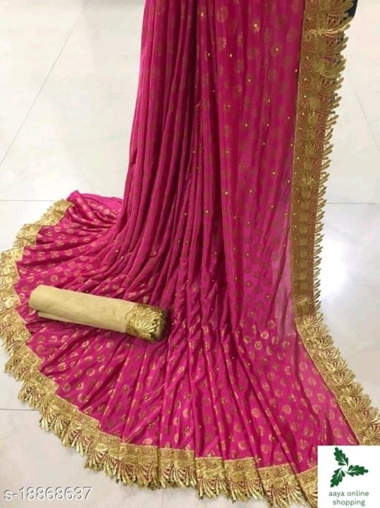 Post image Trendy Pretty Sarees
Price:750/

Saree Fabric: Lycra Blend
Blouse: Separate Blouse Piece
Blouse Fabric: Art Silk
Multipack: Single
Sizes: 
Free Size (Saree Length Size: 5.5 m, Blouse Length Size: 0.8 m) 


Cash on delivery💃🆕🎀
Free shipping💐🌹
COD available
Ple...🙏DM Order on what's app me 👉✉️7462020951
Dispatch: 2-3 Days