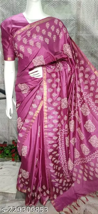 Katan silk saree uploaded by Queen Silk on 3/1/2023