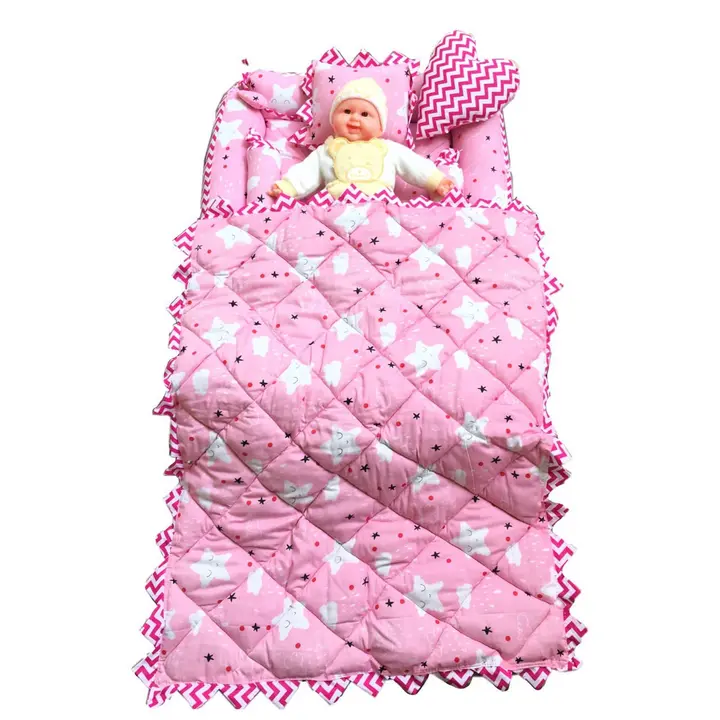 Square baby bedding set with 4 pillow and 1 blanket  uploaded by Glamica on 3/1/2023
