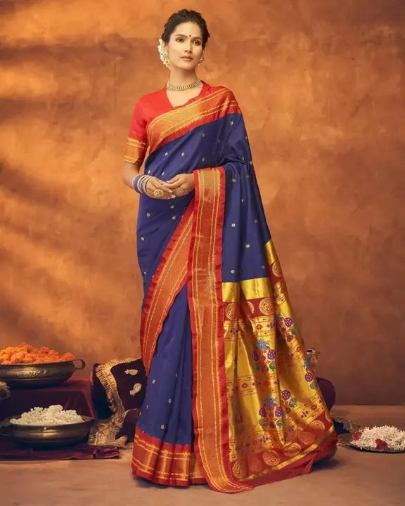 Paethani silk saree  uploaded by DHANANJAY CREATIONS on 3/1/2023