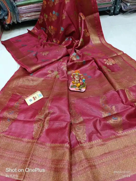 PURE MUNGA TUSSAR SAREE  uploaded by S.N.COLLECTIONS  on 3/1/2023