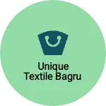 Business logo of Unique textile bagru