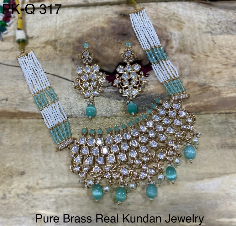 Kundan necklace set uploaded by Sb designs on 3/1/2023