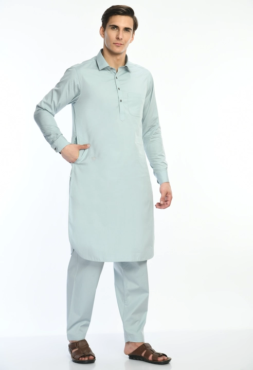 Product image of DESIGN TREND Men's cotton Pathani suit, price: Rs. 1200, ID: design-trend-men-s-cotton-pathani-suit-ec652f54