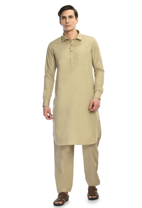DESIGN TREND Men's cotton Pathani suit uploaded by Ok Garments on 3/1/2023