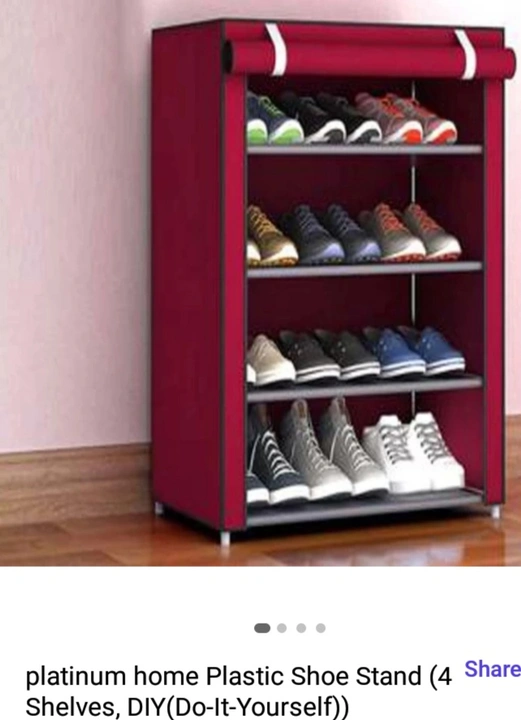 platinum home plastic shoe rack uploaded by business on 3/1/2023