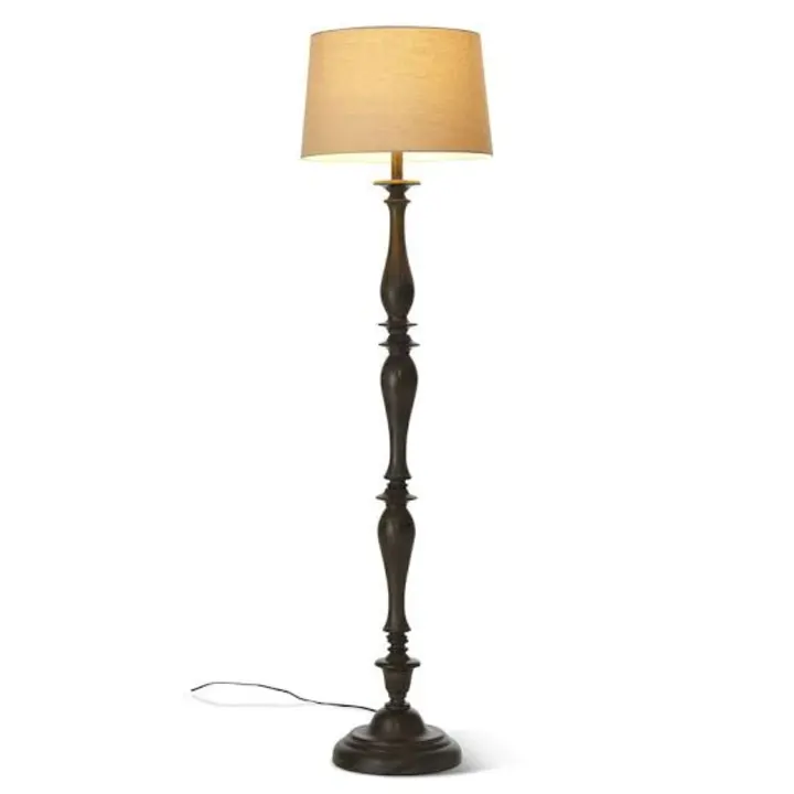 Classic Wooden Floor Lamp for Living Room Luxury Home Decor Italian Beige/Umbrella Shade Floor Lamp  uploaded by B.S stone on 3/1/2023