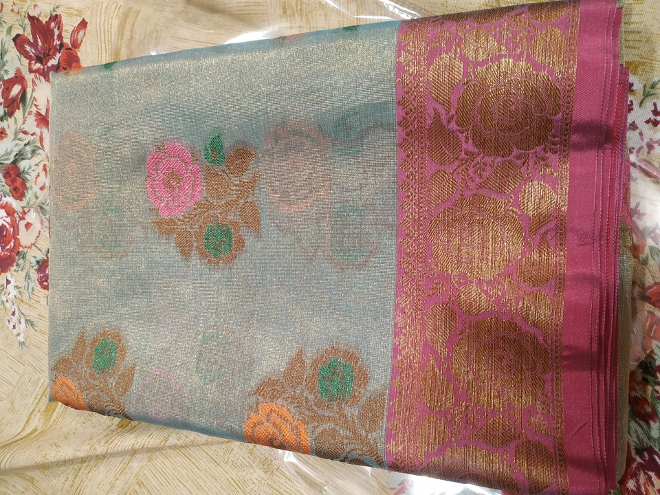 Tissue silk uploaded by Ahmad sarees on 3/1/2023