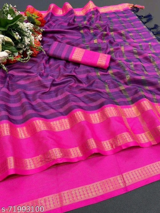 Rich khadi silk saree with blouse  uploaded by Surat fashion on 3/1/2023
