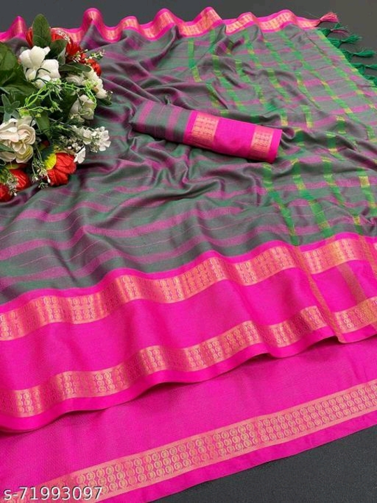 Rich khadi silk saree with blouse  uploaded by Surat fashion on 3/1/2023