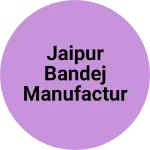 Business logo of Jaipur bandej 