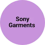 Business logo of Sony Garments