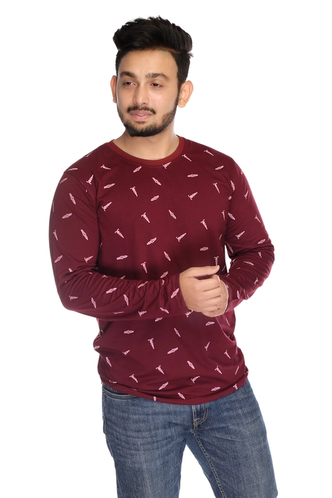 Full sleeves Tshirt  uploaded by Shree Jagdamba Fashion on 3/1/2023