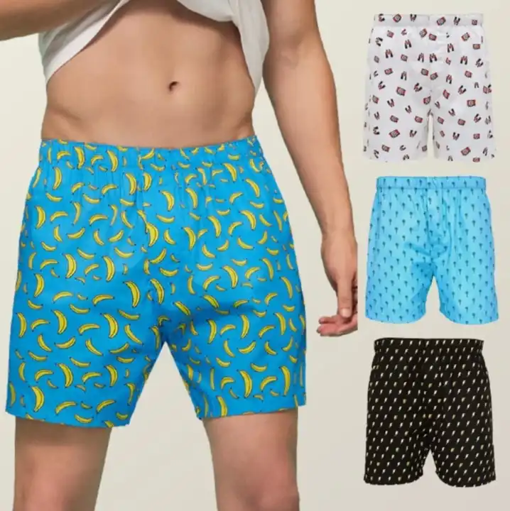 Product image of Men's Short's Yellow Printed. , price: Rs. 299, ID: men-s-short-s-yellow-printed-2dc82621