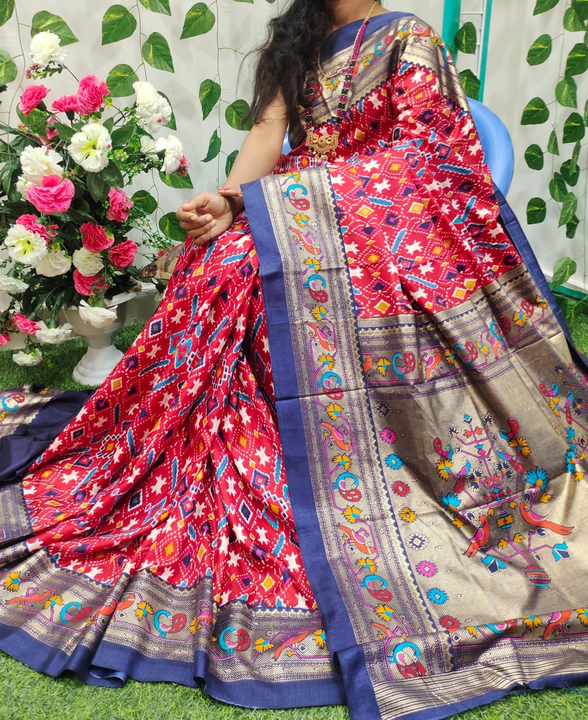 Soft paithani silk saree uploaded by Miss Lifestyle on 3/1/2023