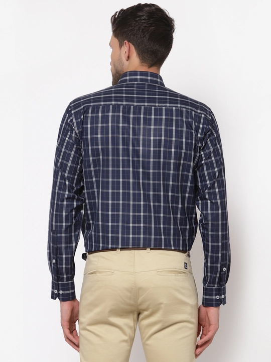 Formal Navy Check Shirt uploaded by 3Z Fashions on 3/1/2023