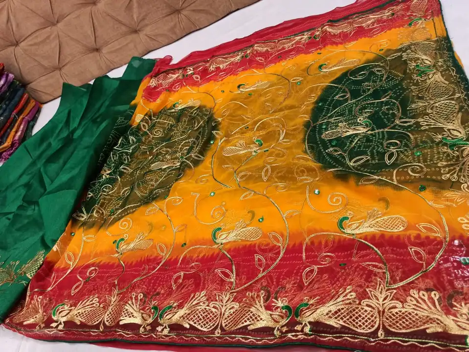 Faag sari uploaded by Jaipur bandej  on 3/1/2023