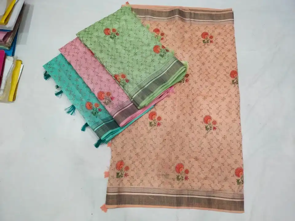 Chanderi uploaded by New sarees collection on 3/1/2023