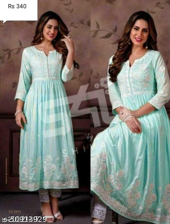 Embroidery kurta uploaded by business on 3/1/2023