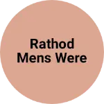 Business logo of Rathod mens were