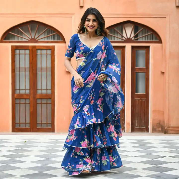 

 *NEW DESIGNER PARTY WEAR LAHENGA SAREE WITH STICH BLOUSE*

*🧵 FABRIC DETAILS🧵*

*LAHENGA SAREE  uploaded by A star on 3/1/2023