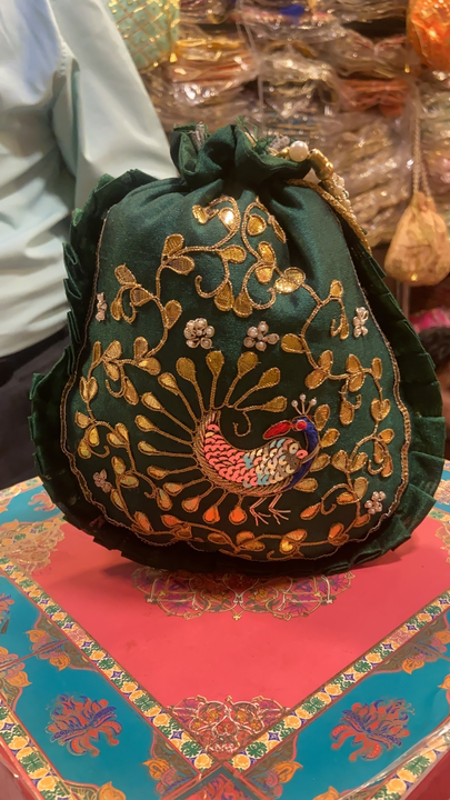 Peacock potli  uploaded by Sb designs on 3/2/2023