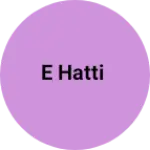 Business logo of e HaTTi