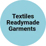 Business logo of Textiles readymade garments
