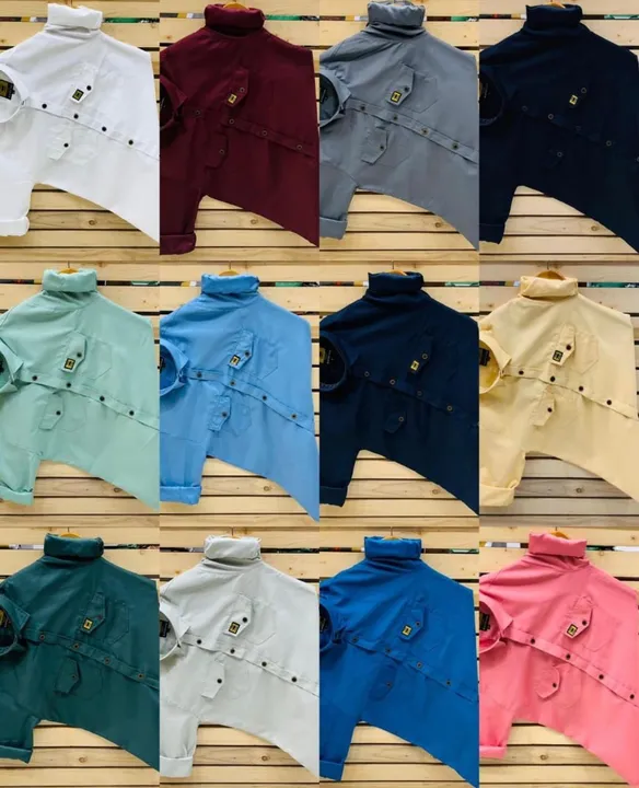 😍 *MENS COTTON TWILL DOUBLE PICKETS SHIRTS😍* 👉 *Size -  M,L,XL,*👉 *Colour - 12*👉 *Set - 36PC uploaded by Rs fashion on 3/2/2023