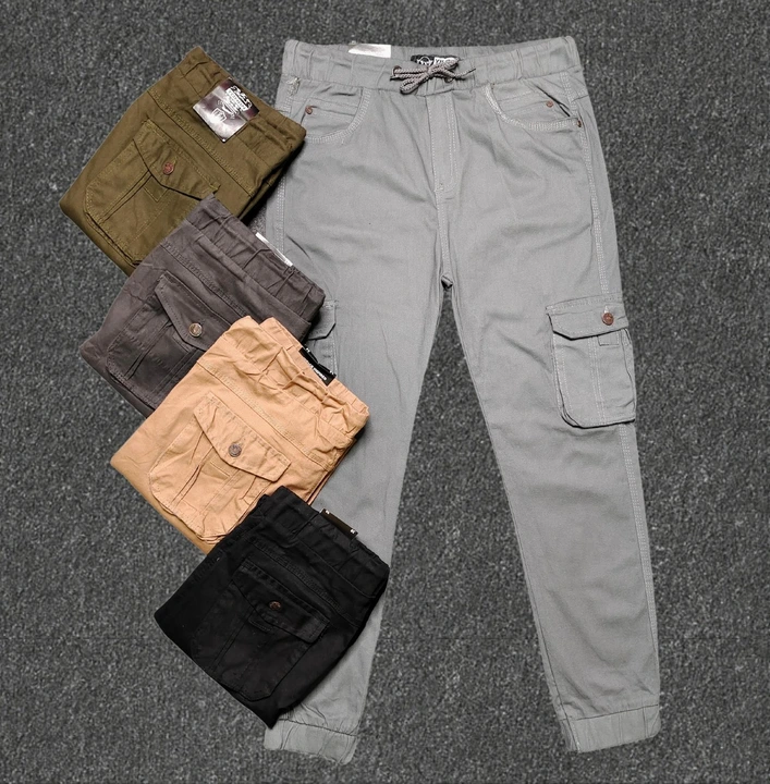 6 pocket joggers with rib uploaded by New Addition Trading Point on 3/2/2023