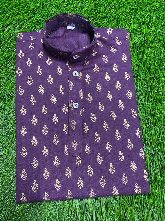 GENTS PRINTED KURTA PAJAMAS SIZE 38 TO 44 uploaded by SHAHINS' COLLECTION  on 3/2/2023