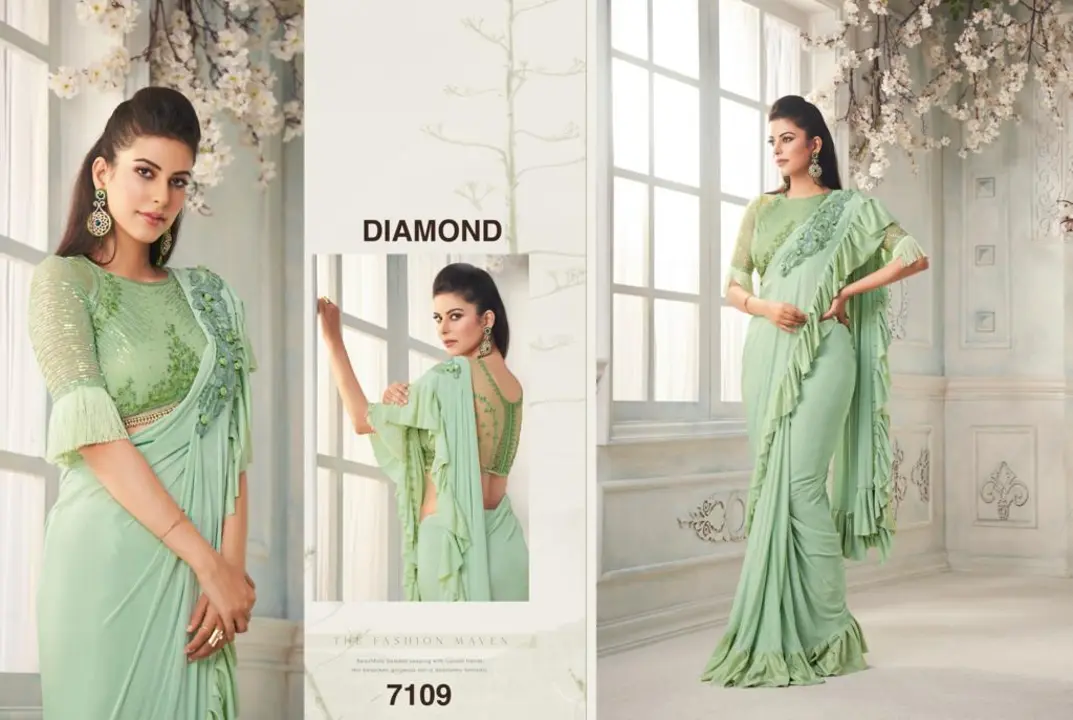 Brand :- TFH 

catlougle :DIAMOND 

*PRICE :-1499 NET RATE NO LESS*

SHIP EXTRA 

SINGLE AVILABLE 

 uploaded by Aanvi fab on 3/2/2023