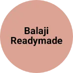 Business logo of Balaji readymade