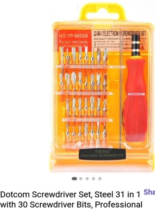 steel 31 in 1 professional magnetic screwdriver set uploaded by business on 3/2/2023