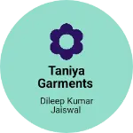 Business logo of Taniya garments