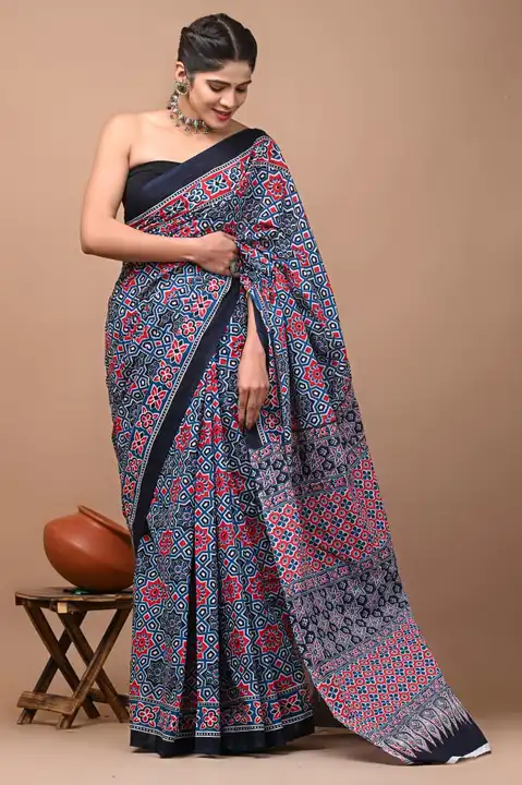 💃🏼New collection💃🏼🥳New collection cotton sareeCotton saree with blouseCotton saree with same uploaded by Ayush Handicarft on 3/2/2023