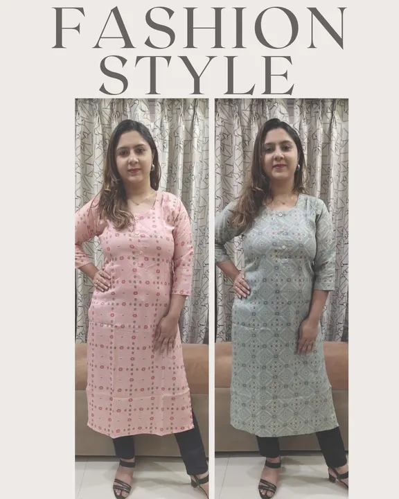Foil Print Branded Premium Quality Kurti uploaded by business on 3/2/2023