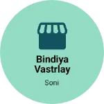 Business logo of Bindiya vastrlay
