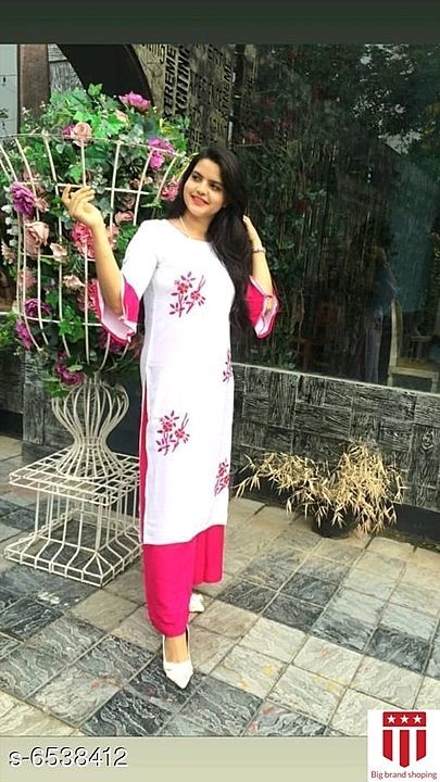 Attractive women's kurti set uploaded by business on 7/8/2020