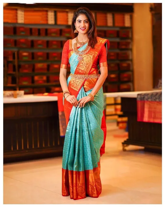 Beautiful banarasi silk saree  uploaded by Dhananjay Creations Pvt Ltd. on 3/2/2023